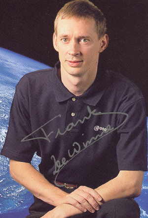 Frank De Winne Autographs