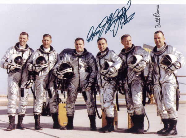 Major William J. 'Pete' Knight & NASA Pilot Bill Dana Autographed X-15 Picture.