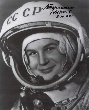 Valentina Tereskova Autographs, the first woman in space
