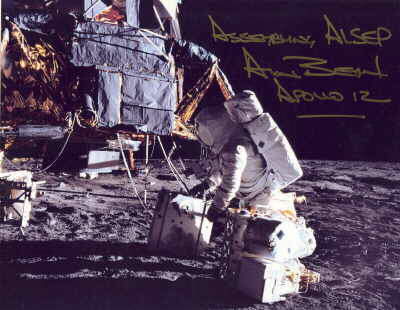 Al Bean Autograph, Apollo 12