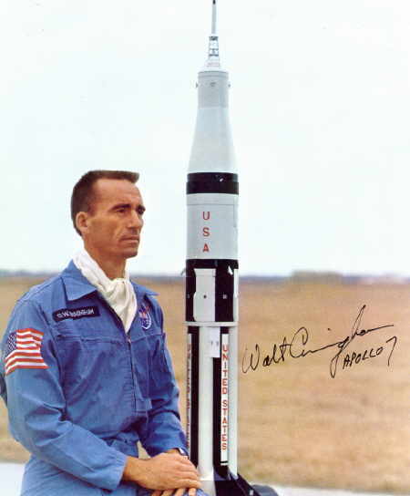 Walter Cunningham Autographs, Apollo 7